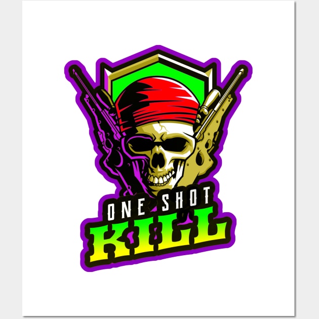 One Shot Kill Sniper Wall Art by Shawnsonart